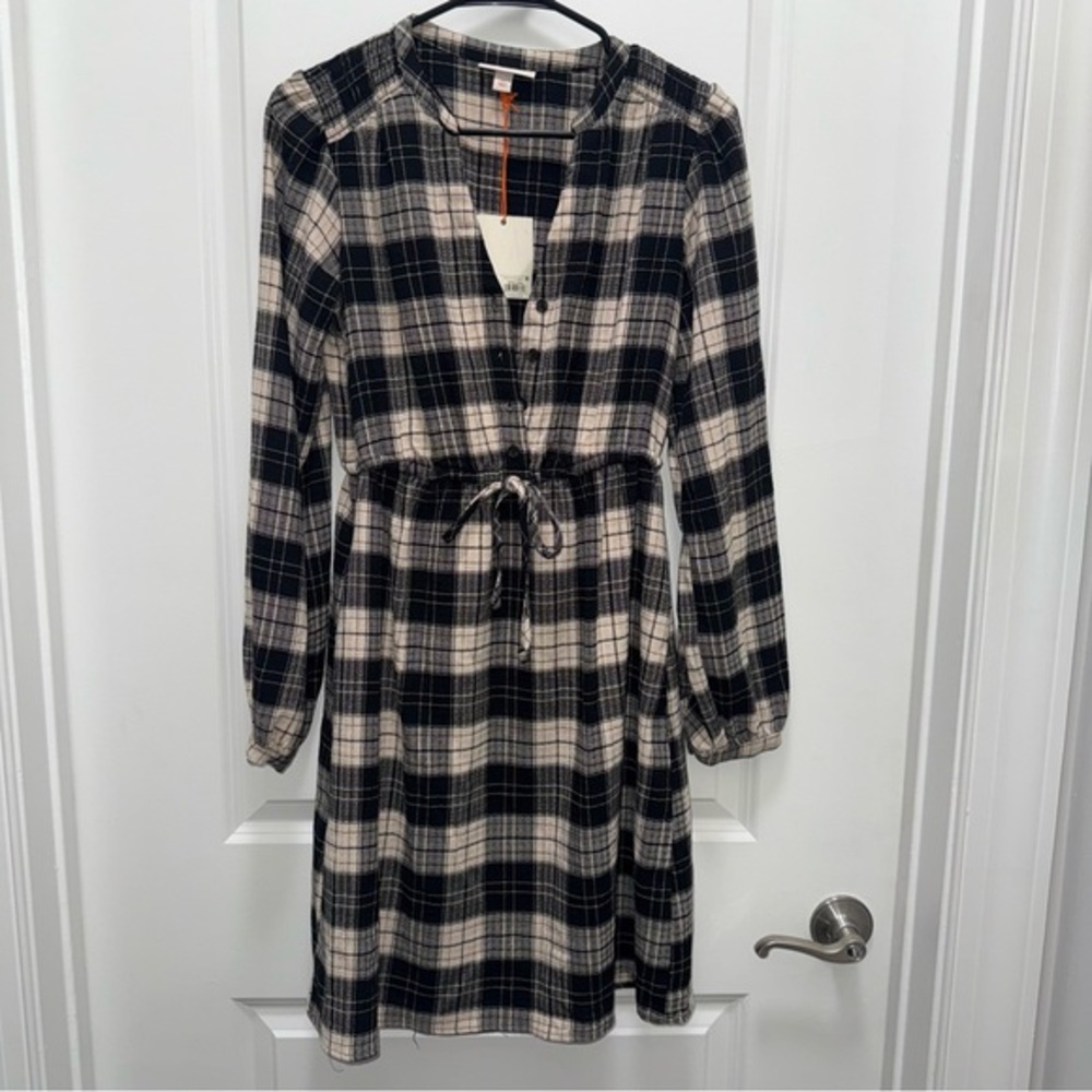 NWT Target Knox Rose Plaid Flannel Dress